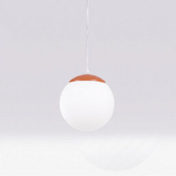 Sollux Lighting Ugo Steel/glass Red Ochre 1 Lights Minimalist Pendant Lamps - thumbnail 5