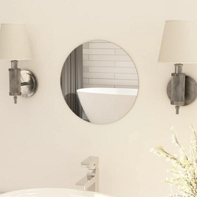 Vidaxl Frameless Mirror Round 30 Cm Glass - image 1