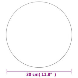 Vidaxl Frameless Mirror Round 30 Cm Glass - thumbnail 5