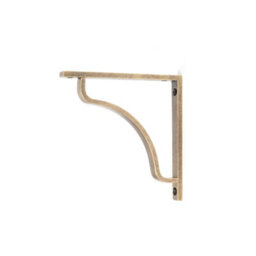From The Anvil Burnished Brass Abingdon Shelf Bracket (150mm X 150mm) - thumbnail 1