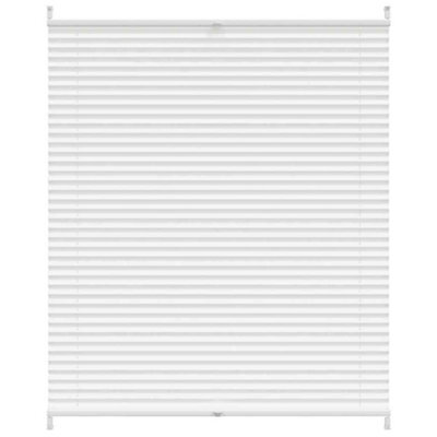 Berkfield Modern Plisse Blind 100X150Cm White Pleated Blind - image 1