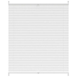 Berkfield Modern Plisse Blind 100X150Cm White Pleated Blind