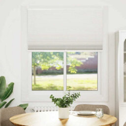 Berkfield Modern Plisse Blind 100X150Cm White Pleated Blind - thumbnail 2
