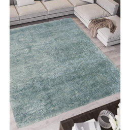 Melrose Laguna Super Soft Shaggy Duckegg Area Rug 200/290Cm - thumbnail 7