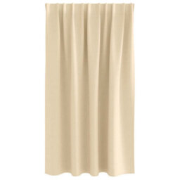 Berkfield Curtains With Curtains 2 Pcs Cream 140 X 140 Cm Polyester - thumbnail 3