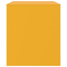 Berkfield Tv Cabinet Mustard Yellow 67X39X44 Cm Steel - thumbnail 8