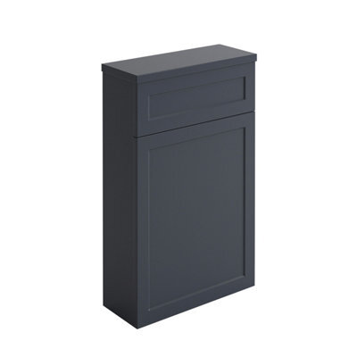 Plum&clay Belmont Charcoal Blue Traditional Back To Wall Toilet Wc Unit Matt Finish - image 1