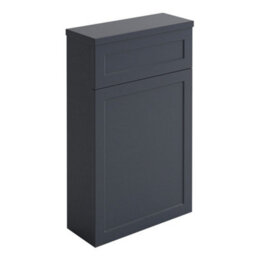 Plum&clay Belmont Charcoal Blue Traditional Back To Wall Toilet Wc Unit Matt Finish - thumbnail 3