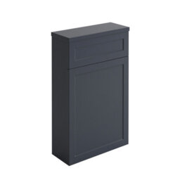 Plum&clay Belmont Charcoal Blue Traditional Back To Wall Toilet Wc Unit Matt Finish - thumbnail 1
