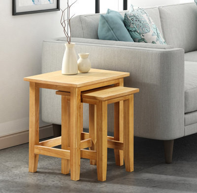 Hallowood Furniture Aston Nest Of 2 Tables - image 1
