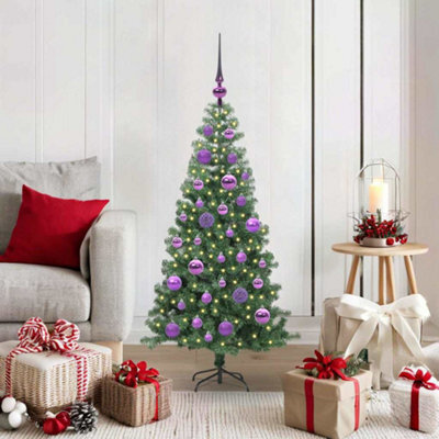 Vidaxl Christmas Tree With 150 Leds With Stand Green 120 Cm Pvc - image 1