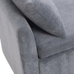 Thehotsale 127.5Cm X 48Cm Grey Upholstered Storage Bench With 2 Pillow For Bedroom - thumbnail 6