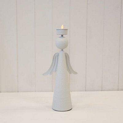Satchville Off White Angel Tealight Holder - image 1