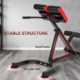 45 Degree 5-Level Adjustable Roman Chair Red - thumbnail 2