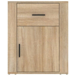 Berkfield Bedside Cabinet Sonoma Oak 50X36X60 Cm Engineered Wood - thumbnail 6