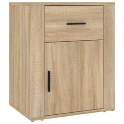 Berkfield Bedside Cabinet Sonoma Oak 50X36X60 Cm Engineered Wood - thumbnail 2