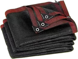 Black 2X3M Rectangular Shade Sail Breathable With Eyelets - thumbnail 1