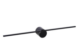 Lucide Mizar Modern Wall Light Bathroom - Led - 1X6W 2700K - Ip44 - Black - thumbnail 3