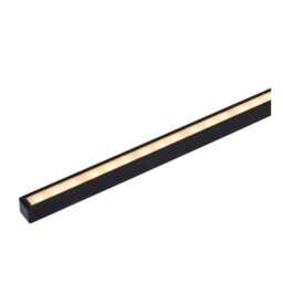 Lucide Mizar Modern Wall Light Bathroom - Led - 1X6W 2700K - Ip44 - Black - thumbnail 5