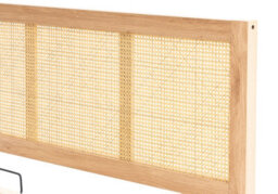 King Size Rattan Ottoman Bed Frame Birlea Croxley Oak 5Ft 150Cm Storage Bedstead - thumbnail 8