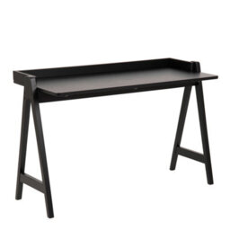 Wyld Haus Fukuoka Compact Office Desk Matt Black Oak Veneer - thumbnail 3