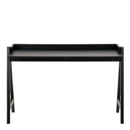 Wyld Haus Fukuoka Compact Office Desk Matt Black Oak Veneer - thumbnail 4