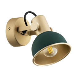 Luminosa Lighting Luminosa Lenora Dome Wall Lamp Green, Gold - thumbnail 2
