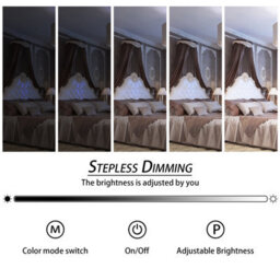 Cassilando Vanity Mirror With Lights,makeup Mirror With 14 Led Bulbs,3 Color Modes,lighted For Bedroom, Tabletop Or Wall 50X40Cm - thumbnail 5