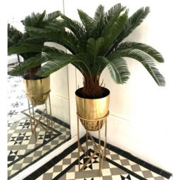 Large Artificial Palm Tree 70Cm Cycas Realistic Plant Leaf Design Uk Premium Botanik - thumbnail 4