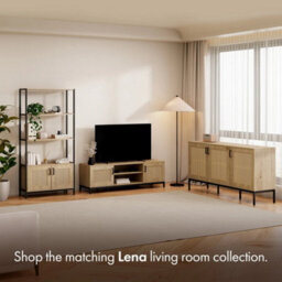 Effect Bookcase For Living Room, Bookshelf With 3 Open Shelves - thumbnail 6