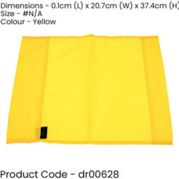 Precision Single All Weather Football Corner Flag - Yellow - Outdoor Polyester - thumbnail 2