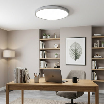 Round Modern Led Ceiling Light Chandelier Dimmable Lamp For Bedroom Living Room Kitchen - image 1