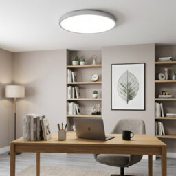 Round Modern Led Ceiling Light Chandelier Dimmable Lamp For Bedroom Living Room Kitchen - thumbnail 1
