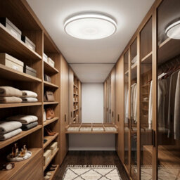 Round Modern Led Ceiling Light Chandelier Dimmable Lamp For Bedroom Living Room Kitchen - thumbnail 6