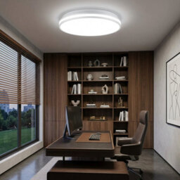 Round Modern Led Ceiling Light Chandelier Dimmable Lamp For Bedroom Living Room Kitchen - thumbnail 3
