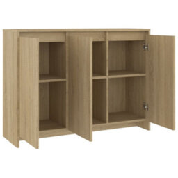 Vidaxl Sideboard Sonoma Oak 102X33X75 Cm Engineered Wood - thumbnail 5