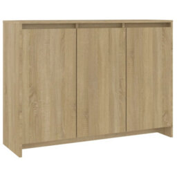 Vidaxl Sideboard Sonoma Oak 102X33X75 Cm Engineered Wood - thumbnail 2