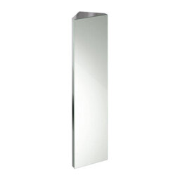 iBathUK 1200 X 300 Tall Stainless Steel Corner Bathroom Mirror Cabinet Modern Storage Unit Mc105 - thumbnail 1