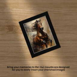 Ak Frames 20X16 Black Picture Mounts To Fit 16X12 Aperture Size - Mount Board Only (No Frame Included) - thumbnail 5