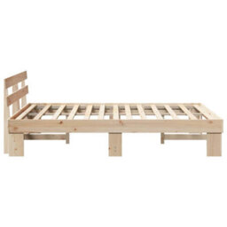 Walplus Bed Frame With Headboard Brown 160 X 200 Cm - thumbnail 6