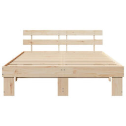 Walplus Bed Frame With Headboard Brown 160 X 200 Cm - thumbnail 5