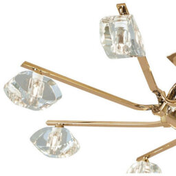 Luminosa Lighting Luminosa Alfa Semi Flush 8 Light G9 French Gold - thumbnail 5