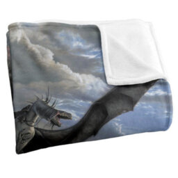 Lord Of The Rings Dragon Blanket Multicoloured (36In X 58In) - thumbnail 3