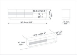 Decorotika Viano Tv Stand Tv Unit For Tvs Up To 47 Inch - thumbnail 5