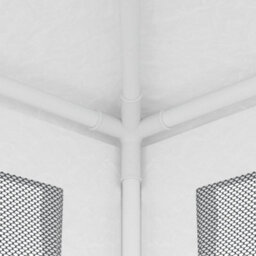 Walplus Party Tent Garden Gazebo Canopy With 4 Mesh Sidewalls 2.5X2.5 M White - thumbnail 6