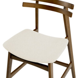 Beliani Set Of 2 Bar Chairs Cynthiana Wood Brown/ Off-White - thumbnail 7