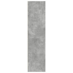 Berkfield Wardrobe Concrete Grey 80X50X200 Cm Engineered Wood - thumbnail 5