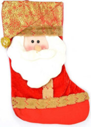 Shatchi Designer Christmas Santa Stocking Xmas Premium Stocking Sock Christmas Decoration - thumbnail 2