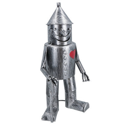 AB Tools Tin Man Garden Ornament 41Cm Lawn Art Sculpture Statue Yard Home Decor