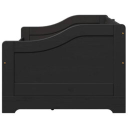 Berkfield Day Bed With 3 Drawers Without Mattress Irun Black 90X200 Cm - thumbnail 7